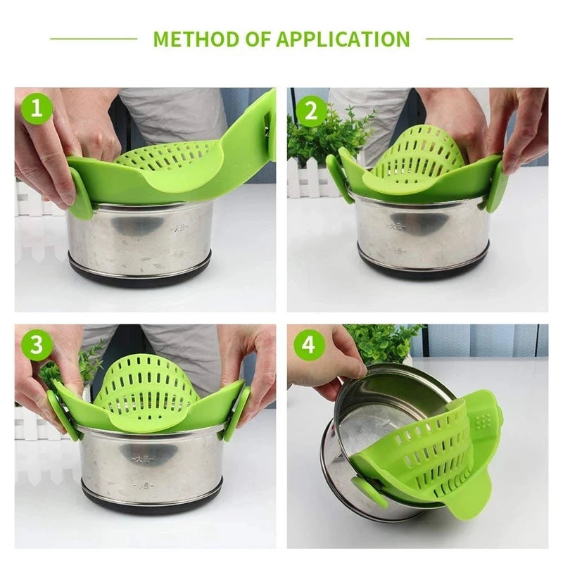 Silicone Pan Strainer